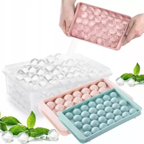 Zdjęcie produktu Pojemnik na lód forma kostki lodu kulki  2