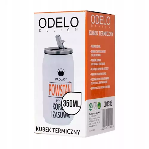 Zdjęcie produktu Kubek termiczny Padłeś? Powstań! Popraw koronę i zasuwaj puszka 350 ml 2