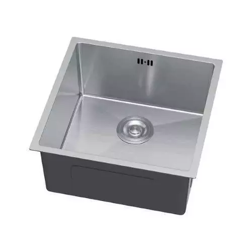 Zdjęcie produktu Zlewozmywak stalowy jednokomorowy podwieszany Rita inox 44x44 cm 7