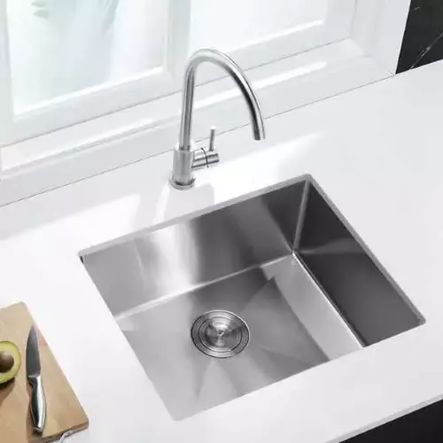 Zdjęcie produktu Zlewozmywak stalowy jednokomorowy podwieszany Rita inox 44x44 cm 11