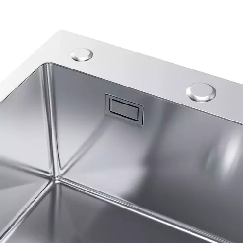 Zdjęcie produktu Zlewozmywak stalowy IRMA inox 78 x 49 cm ZESTAW + dozownik + ociekarka 5