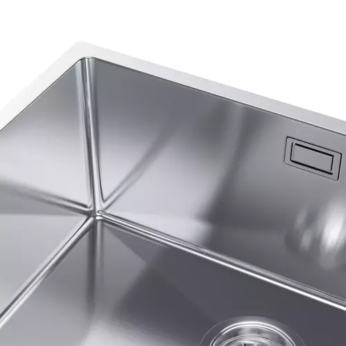 Zdjęcie produktu Zlewozmywak stalowy Ohio inox podwieszany jednokomorowy 54 x 44 cm 6