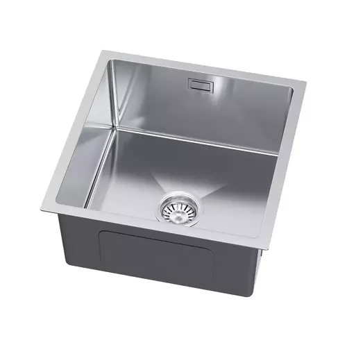 Zdjęcie produktu Zlewozmywak stalowy Vivi inox podwieszany jednokomorowy 47 x 45 cm 7