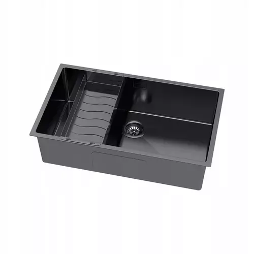 Zdjęcie produktu Wkładka stalowa koszyk do zlewu BLACK GRAFIT ociekarka  2