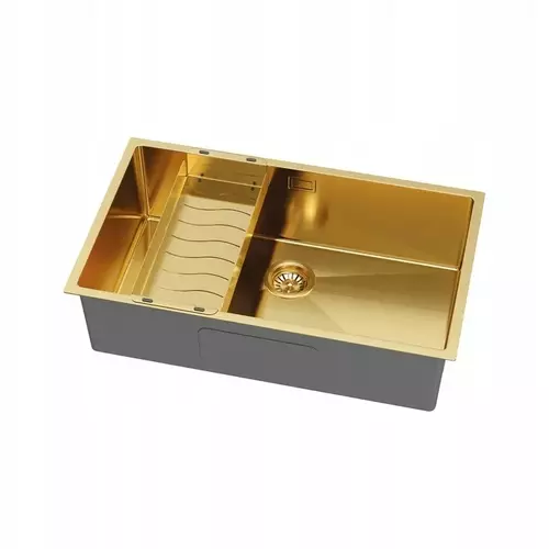 Zdjęcie produktu Wkładka stalowa koszyk do zlewu GOLD ZŁOTY ociekarka  2