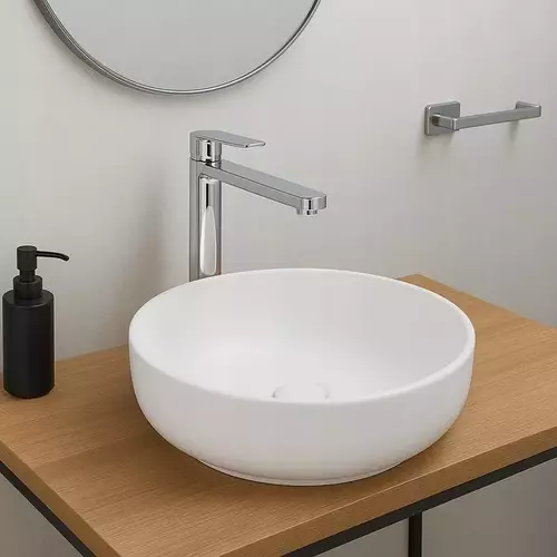 Zdjęcie produktu Bateria umywalkowa łazienkowa ESTELLA stojąca wysoka chrom 4