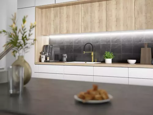 Zdjęcie produktu Zlewozmywak granitowy zlew kuchenny jednokomorowy z ociekaczem CORDEO 70 biały 70 x 50 cm 12