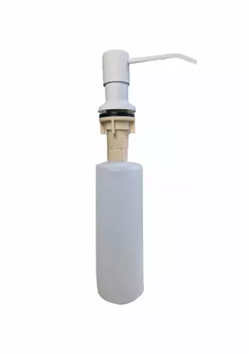 Zdjęcie produktu Dozownik do zlewozmywaka na płyn mydło 300 ml biały 3