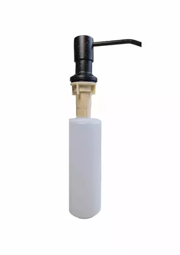 Zdjęcie produktu Dozownik do zlewozmywaka na płyn mydło 300 ml czarny nakrapiany 3