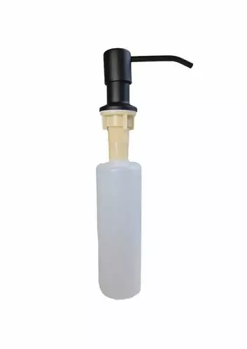 Zdjęcie produktu Dozownik do zlewozmywaka na płyn mydło 300 ml czarny mat 4